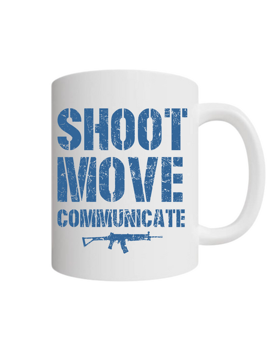 Shoot Move Communicate 11oz Mug
