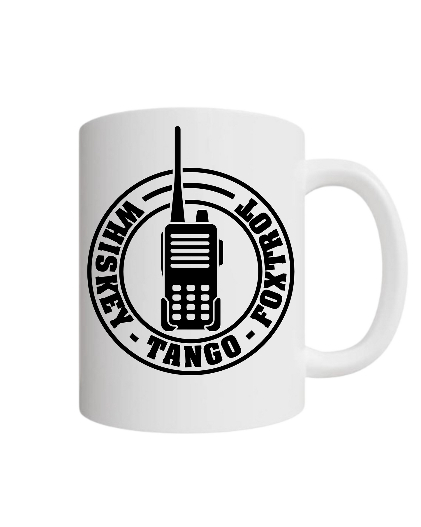 Whiskey Tango Foxtrot Black 11oz Mug